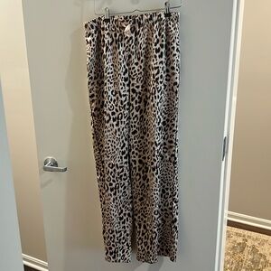 Victoria’s Secret leopard print pajama bottoms